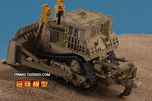 1/72 Ejército de los Estados Unidos D9R Armadura Ingeniería Bulldozer Color Arena Pintado Modelo Estático - Imagen 7 de 12