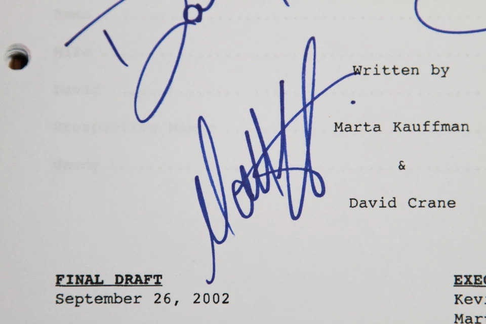 FRIENDS Full CAST signed script Jennifer ANISTON Courtney COX SCHWIMMER - Image 2 of 4