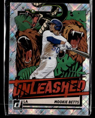 2021 Donruss #UNL9 Mookie Betts Unleashed Vector