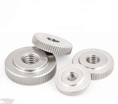 M3-M10 Thin Type Knurled Thumb Nut 304 Stainless Steel Hand Grip Turn Knob - Picture 4 of 12