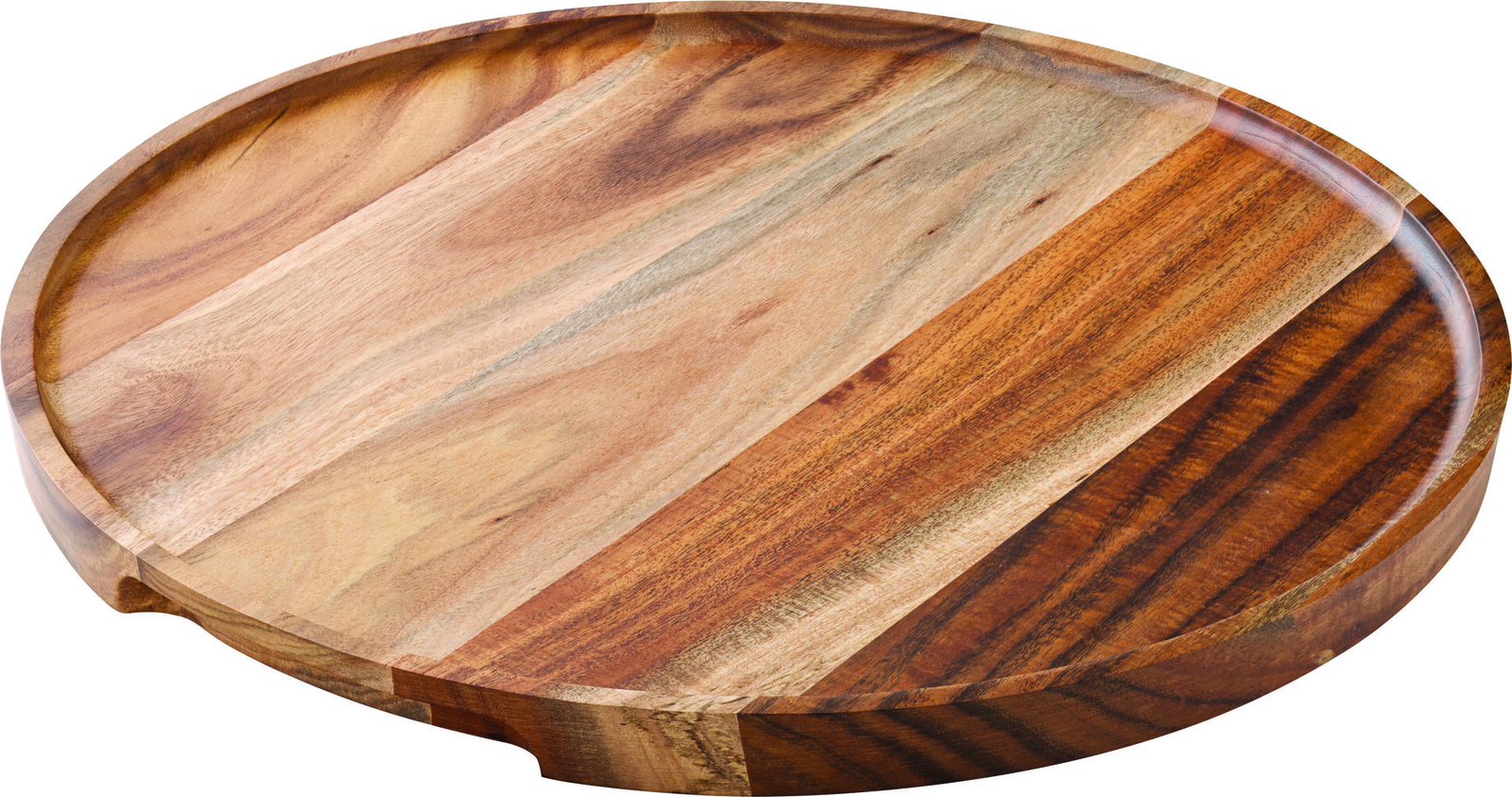 Acacia Wood Platter Brown Presentation Serving /Pizza Board 12"" (30Cm) Pack Of 6