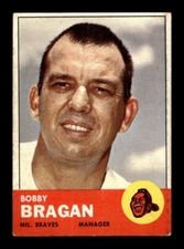 1963 Topps #73 Bobby Bragan Braves EX *9s