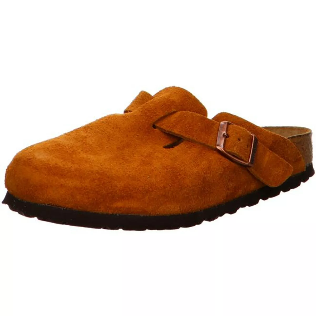 Boston Soft Footbed Suede Leather Mink