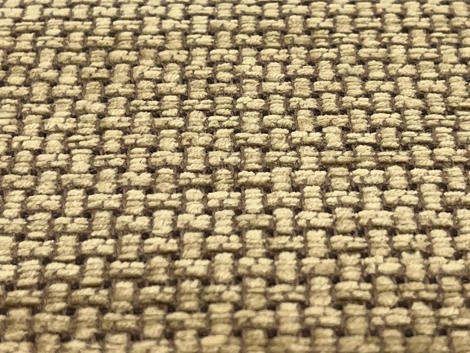 Tela Brunschwig & Fils Basketweave Chenille Uphol - Textura de mimbre Aloe 2,95 yardas Foto 2 de 3