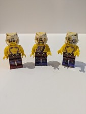 Ninjago Mini Figures Snake Skull. Possibly Sleven, Krait Or Chope. 3 Figures