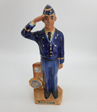 Vintage American Legion Officer - 1972 Ezra Brooks Whiskey Decanter Empty