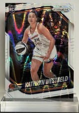 2025 Panini Prizm WNBA Kathryn Westbeld #29 White Seismic Phoenix Mercury RC