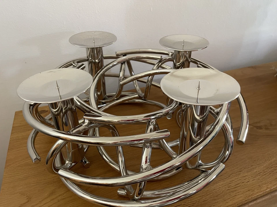 ❤️ FINK CORONA Luxus Adventskranz Dekokranz Kranz Metall 40cm NP € 399 NEU ❤️ - Bild 4 von 4