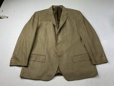 Polo Ralph Lauren Houndstooth Blazer Sport Coat Jacket Mens 44R Silk Wool Italy