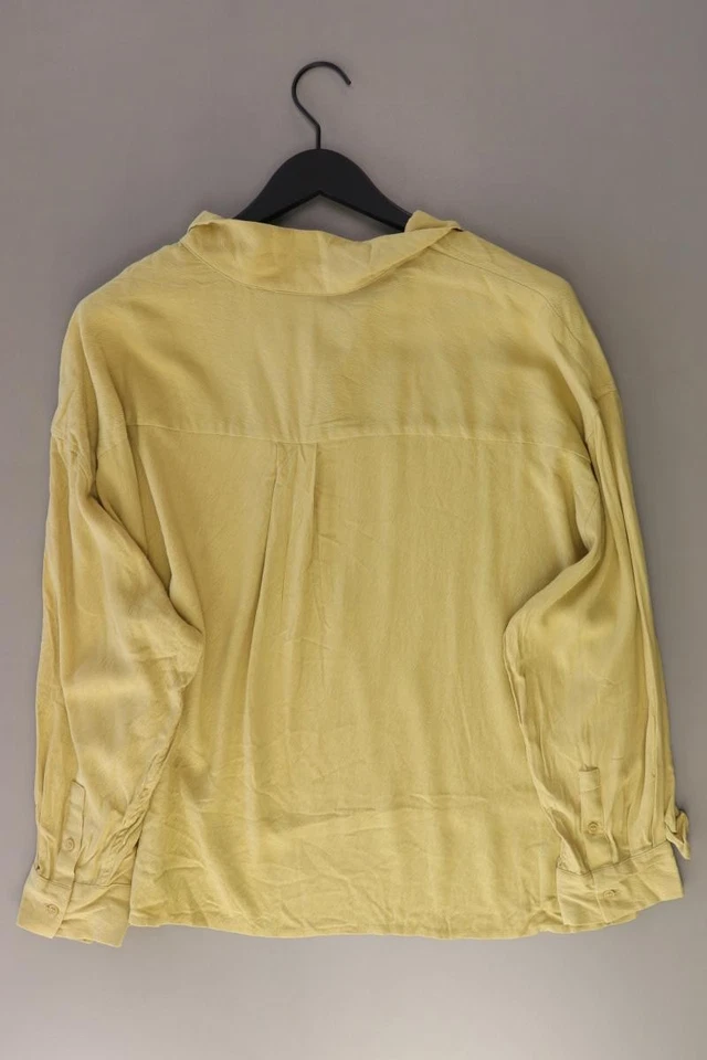 ✨ Weekday Langarmbluse Regular Bluse für Damen Gr. 42, L gelb aus Lyocell ✨ - Bild 2 von 4