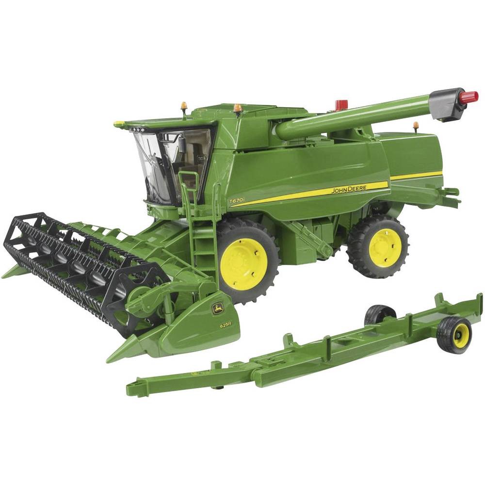 Moissonneuse-batteuse Bruder John Deere T670i réplique ABS injecté