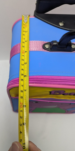 Vintage Barney Kids Suitcase 1997 Lyons Group Great Condition ~12x7x17in - Picture 3 of 18