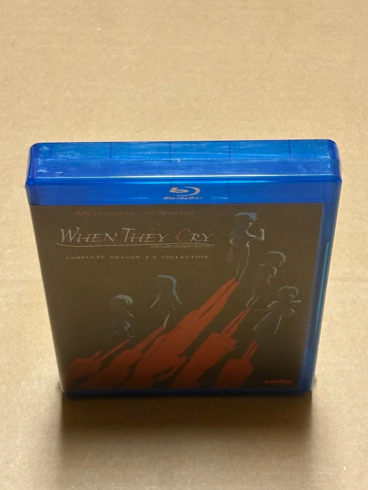 Sentai Filmworks 2021 Release 'When They Cry' Complete Blu-Ray Collection Sealed Foto 3 de 4