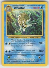 Omastar 40/62 Fossil Pokemon Unlimited HP on eBay