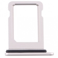 SIM TRAY FOR APPLE iPHONE 12 ADAPTER CARD REPLACEMENT SIDE WHITE SILVER