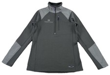 Patagonia R1 Fitz Roy Trout 1/4 Zip Long Sleeved Noble Gray Women's Small (Logo)