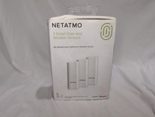 Image of Netatmo Smart Door Window Sensors Wireless Vibration Detection White 3 Pack