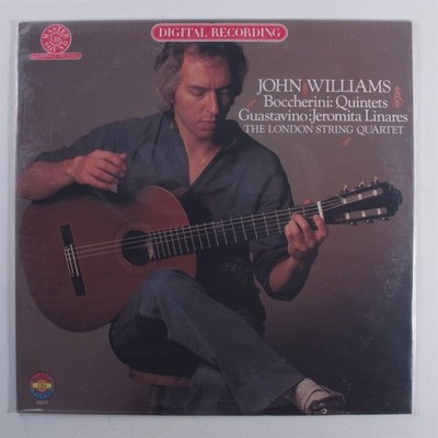 WILLIAMS Guitar Quintets LONDON STRING QUARTET- CBS MASTERSOUND LP Sealed promo