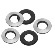 300Pcs M10x20mm Galvanized EPDM Bonded Sealing Neoprene Rubber Washers Gasket