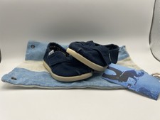 Tom  s Toddler 5 Brand New Navy Blue Canvas Sneakers