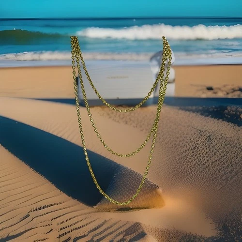8K 333 anchor chain gold chain necklace gold chain yellow gold 61 cm
