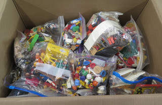 PlayMobil Toy Lot 10 Bags of People Structures Animals