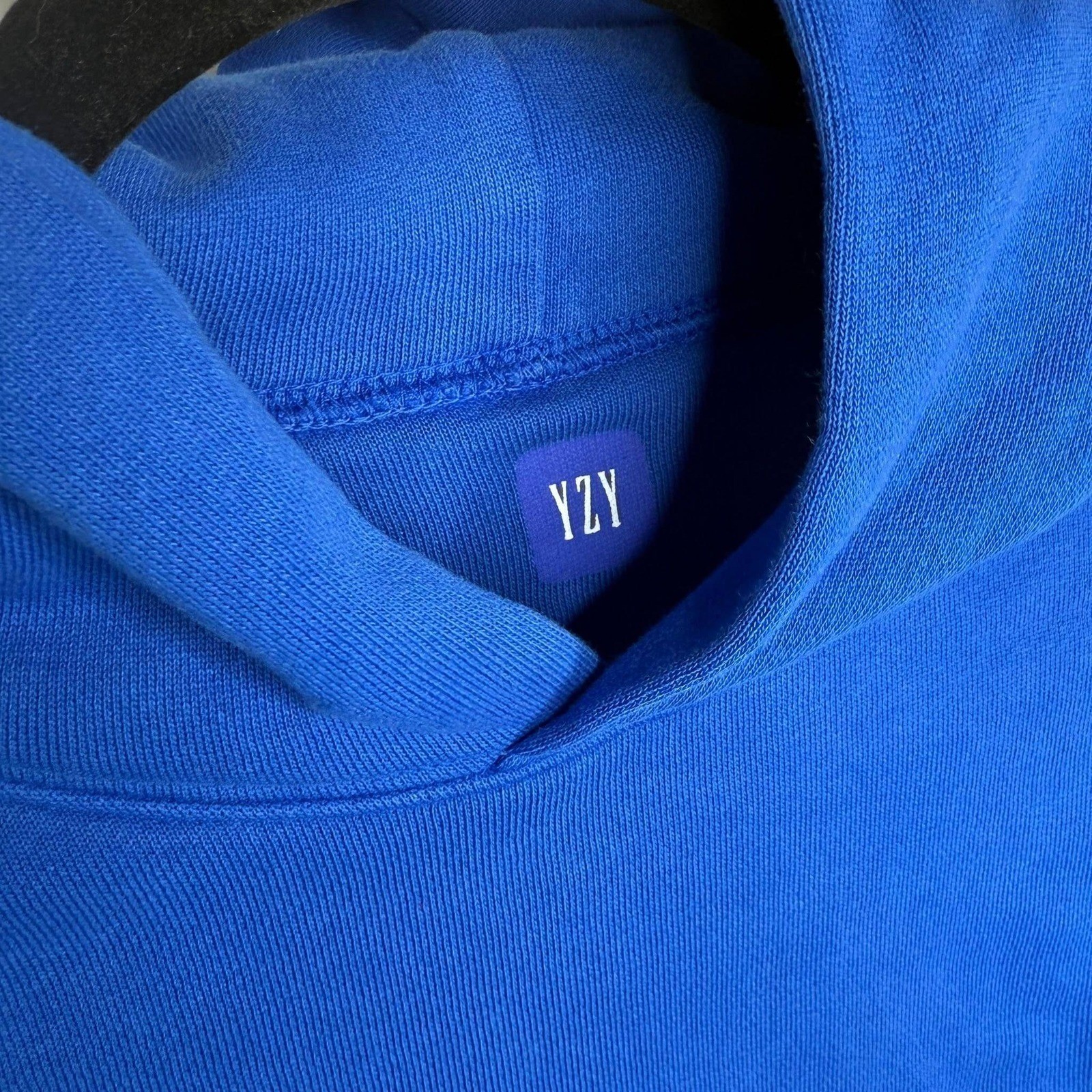 Yeezy Gap Kids Hoodie SMALL Blue Pullover Sweatshirt Yzy Gap Oversized Unisex thumbnail 2