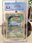 2000 Pokémon TCG Venusaur Base Set 2 18/130 Holo CGC 8.5
