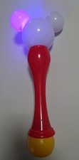 Disney Mickey Mouse Bubble Glow Light Up Wand Disney Park Souvenir Toy WORKS