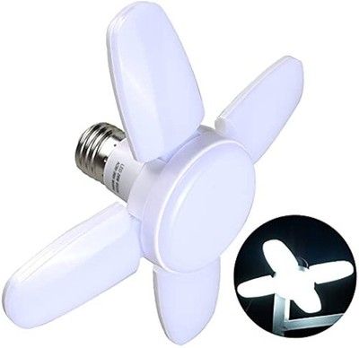 E27 LED Bulb Fan Blade Lamp Foldable Led Light Bulb For Home Ceiling Light