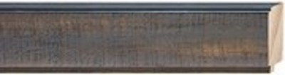 Picture Frame Moulding (Wood) 100Ft Bundle - Distressed/Aged  Finish - 2.25'' Wid