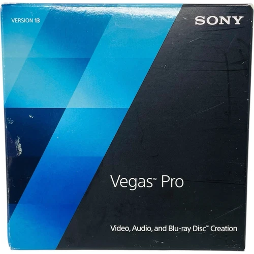 Sony Vegas Pro 13 Professional Video Audio Blu-ray Disc Creation Software New