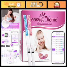 50 Ovulation Test Strips 20 Pregnancy Test Strips Combo Kit - Accurate Relia