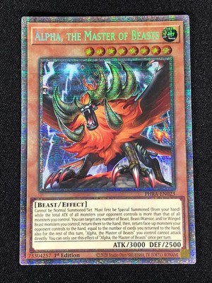Yugioh Alpha, The Master of Beasts PHRA-EN023 1st Starlight (NM)