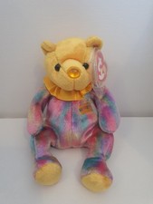 Ty Beanie Babies - NOVEMBER - Birthday Bear, Yellow Topaz Birthstone. Rare