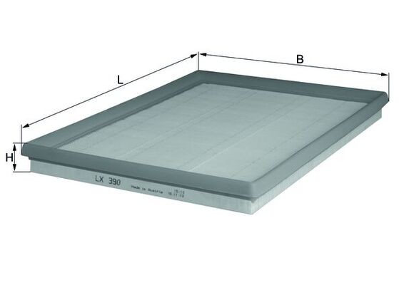 Knecht Lx 390 Luftfilter For Chevrolet Irmscher Opel Vauxhall-image