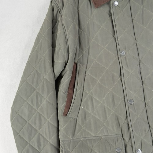 Hoggs Of Fife Jacket Men’s Size Small Khaki Lambourn Hunting Quilted Padded - Picture 4 of 14