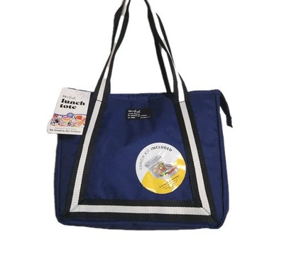 Fit & Fresh Lunch Tote with 4 Cup Salad Container Lunch Bag Tote New Insulated