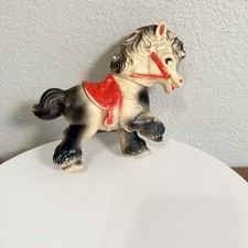 Squeeky Horse Rubber Toy By Sun Rubber Co. Vi...