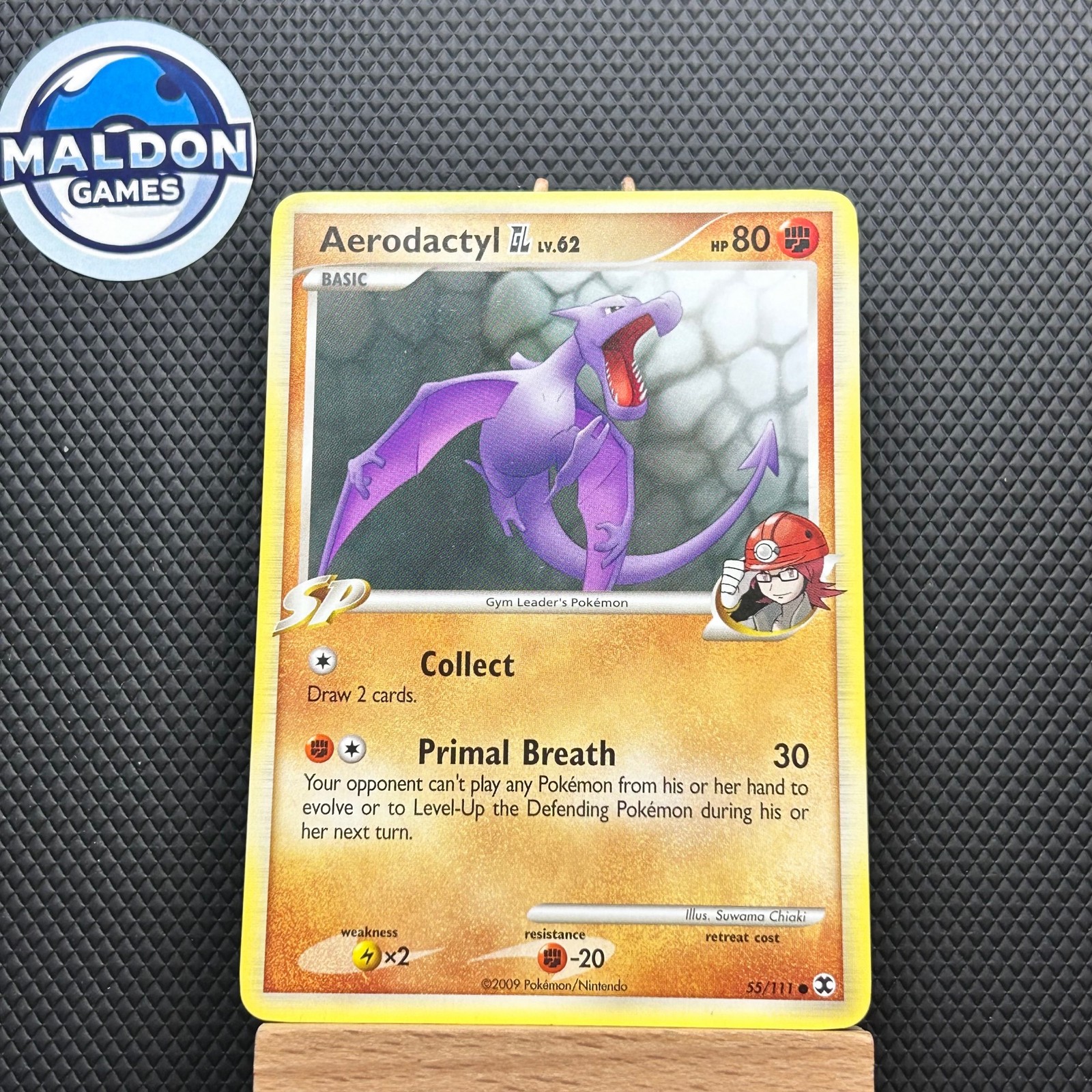 Aerodactyl GL 55/111 Rising Rivals Common LP 2009