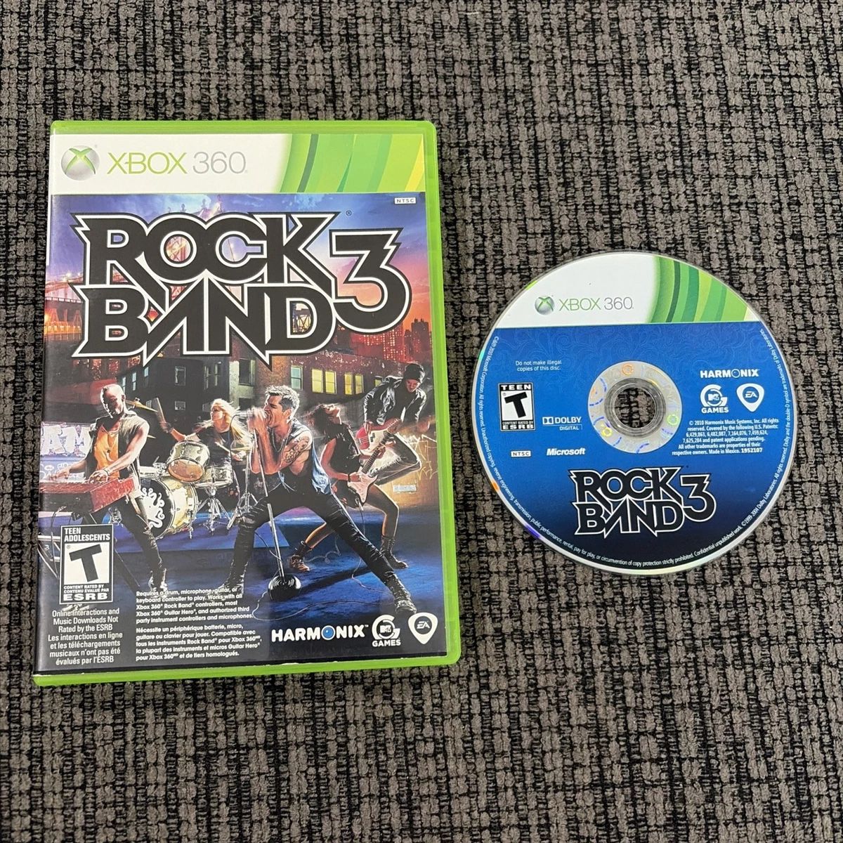 Rock Band 3 Microsoft Xbox 360 Video Games for sale - eBay