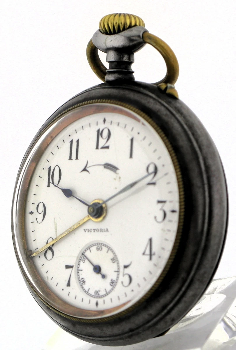 Victoria Reloj Despertador - Alarma - Función Recordatorio Patente 17104 Hierro Bruñido Ø55mm