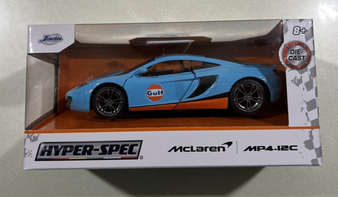 NEW 2025 JADA HYPER-SPEC MCLAREN MP4.12C GULF 1/32 | eBay