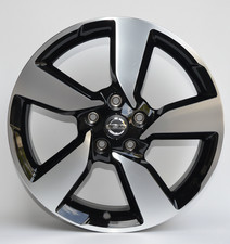 4 cerchi lega nissan qashqai tekna r18 nero lucido diamantato lt001360