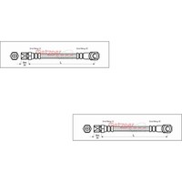 2X Metzger Bremsschlauch Links Rechts FüR Fiat 128 128_ Panda 141_ 127_