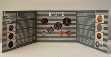 🦘 1987 Royal Australian Mint Uncirculated Coin Set – Grey Stripe Folder – Mob o
