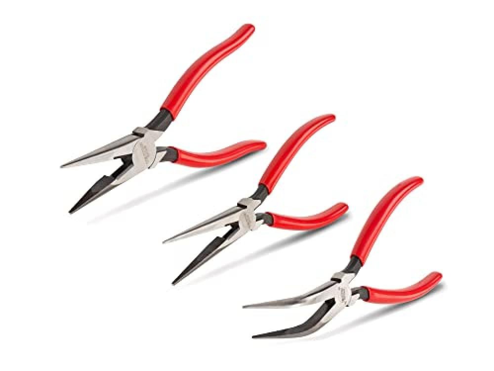 Set Pinze Becchi Lunghi TEKTON PGF9910 per Elettronica e Micro-Meccanica