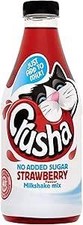 Crusha Strawberry NO ADDED SUGAR Flavour Milkshake Mix 2x1ltr