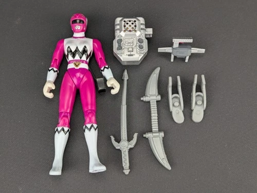 Power Rangers Lost Galaxy Pink Ranger complete Bandai 1998 Vintage