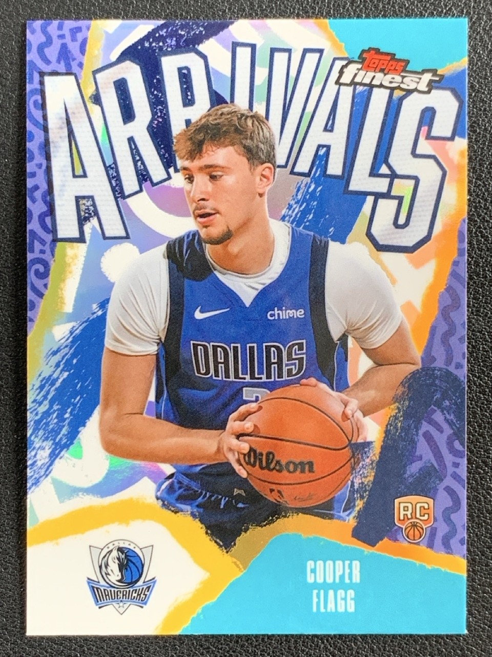 Cooper Flagg 2025-26 Topps Finest Arrivals Refractor RC #A-1